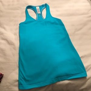 Ivivva teal Keepurcool racer tank